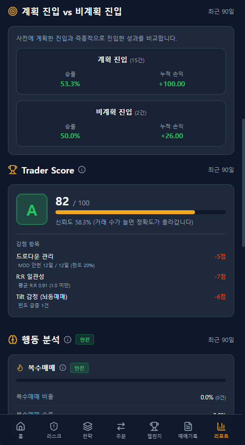 리포트 분석